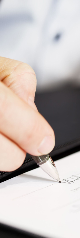 person writing notes